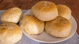 domácí bulky na hamburgery