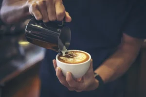káva, kavárna, barista